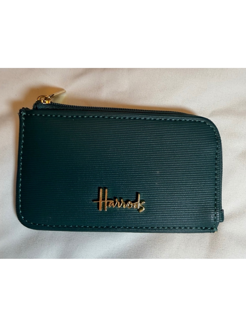 Harrods Green Credit Card Change Wallet